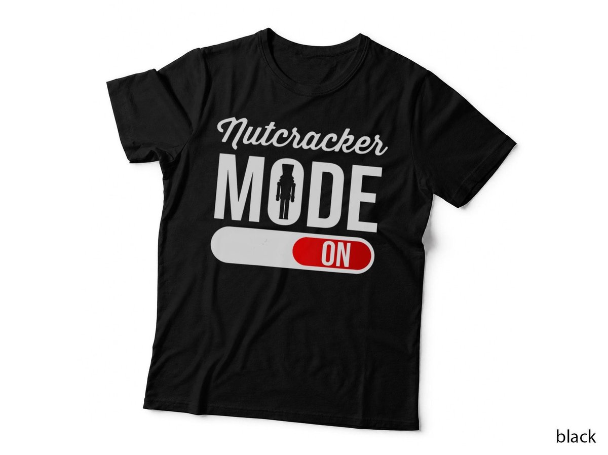 Nutcracker Mode on Ballet Love T-Shirt, Christmas Ballerina, Fashion