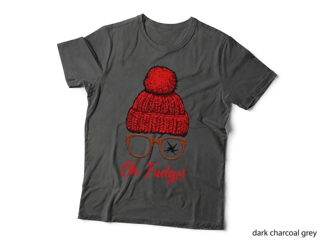 Oh Fudge Funny Christmas Candies T-Shirt, Geek Nerd Style, Holiday Humor