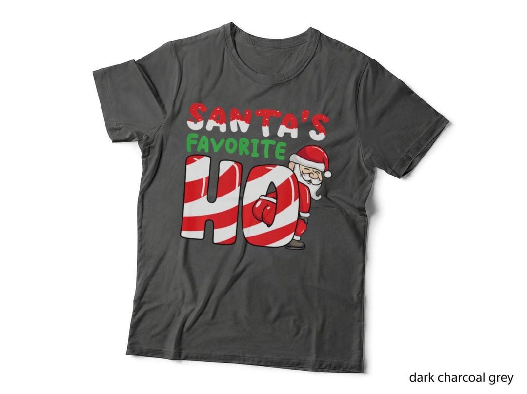 Santa's Favorite Ho Christmas T-Shirt, Festive Holiday Theme, Xmas Gift Idea