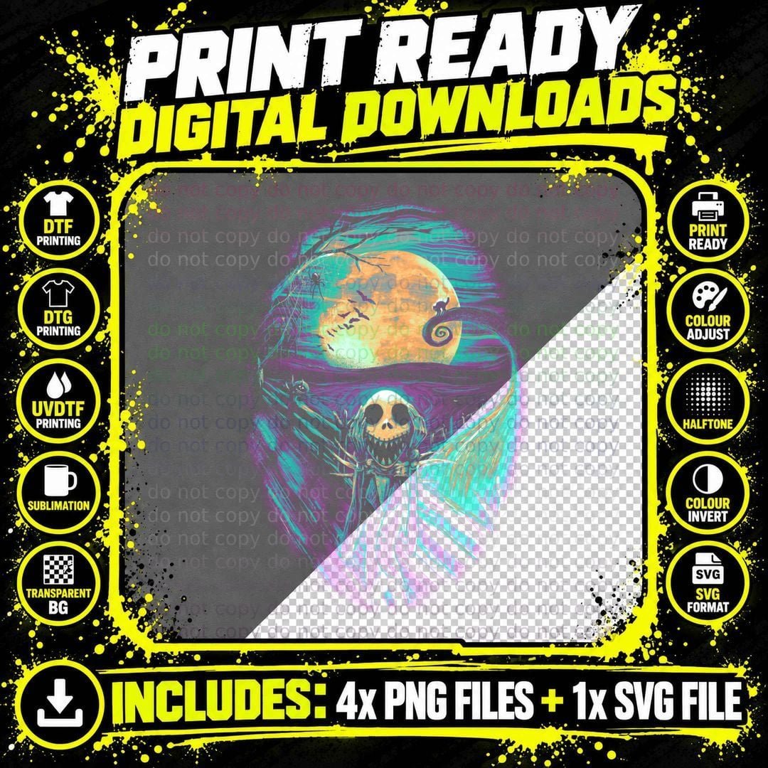 The Scream Before Christmas Classic T-Shirt Png SVG Digital Bundle