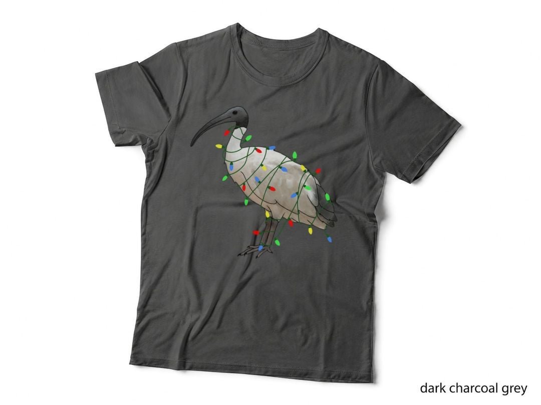 Bin Chicken Lights T-Shirt, Festive Holiday Print, Pet Lover Apparel