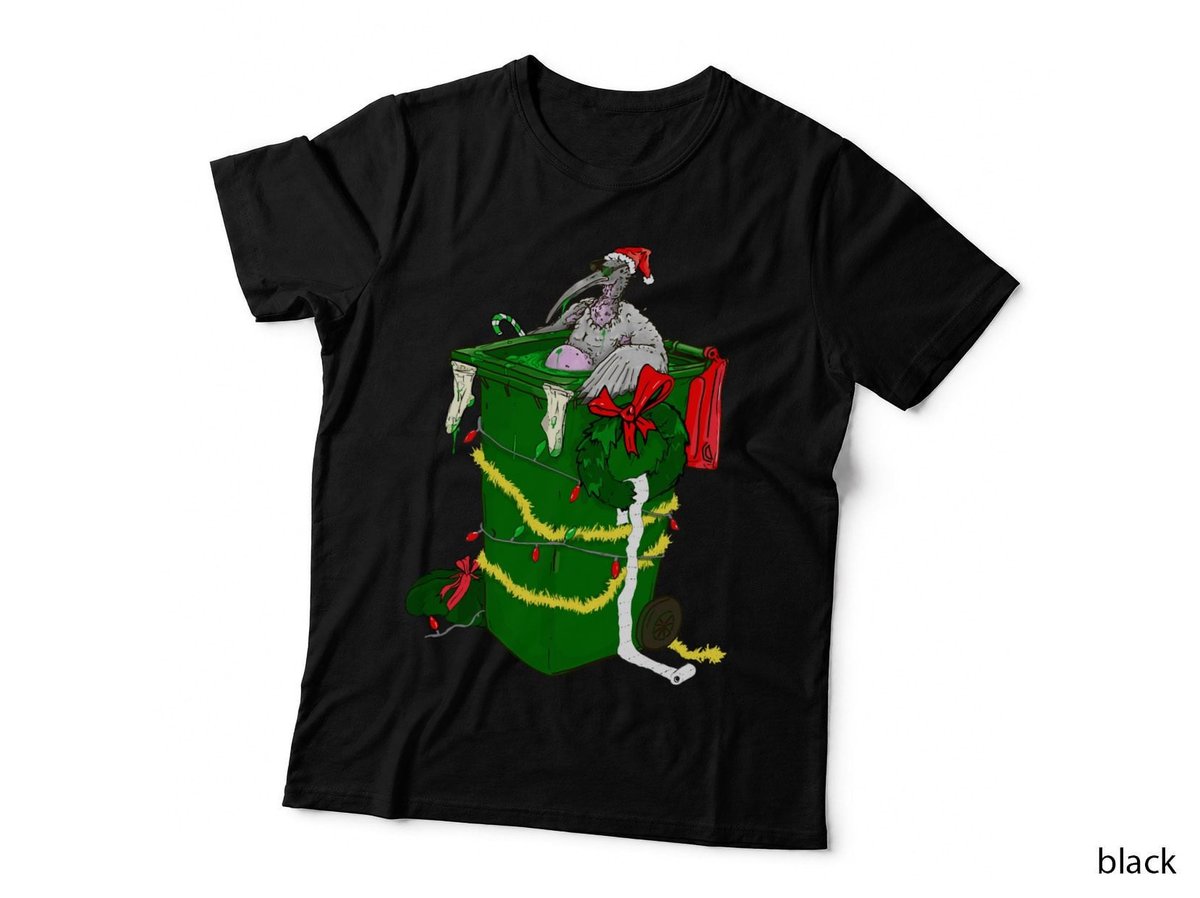 Christmas Bin Chicken T-Shirt, Festive Holiday Print, Pet Lover Apparel