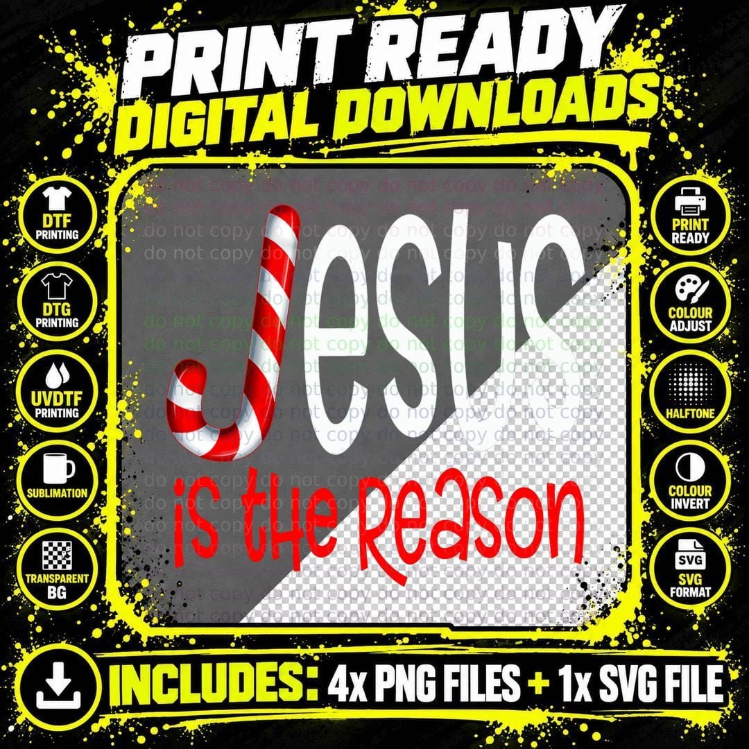 Christmas Candy Cane Crew Santa T-Shirt Png SVG Digital Bundle