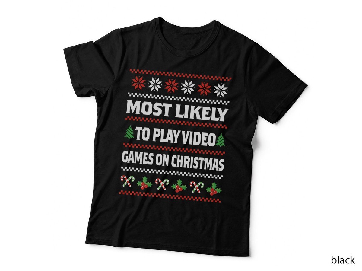 Christmas Pajama T-Shirt, Matching Family Holiday, Festive Holiday Print