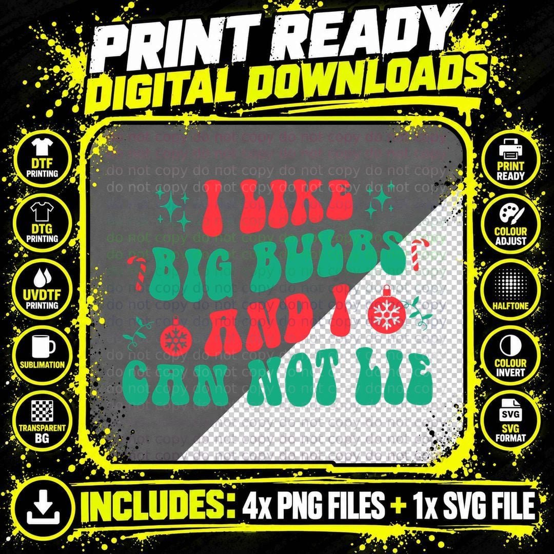 Christmas Retro Wavy Typography T-Shirt Png SVG Digital Bundle