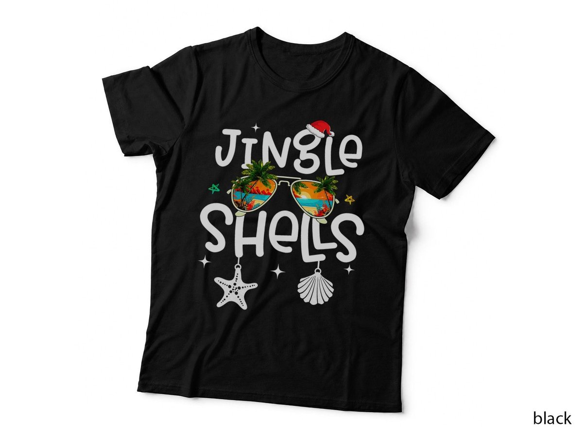Christmas in July Sunglasses T-Shirt, Tropical Beach Vibes, Summer Vibes