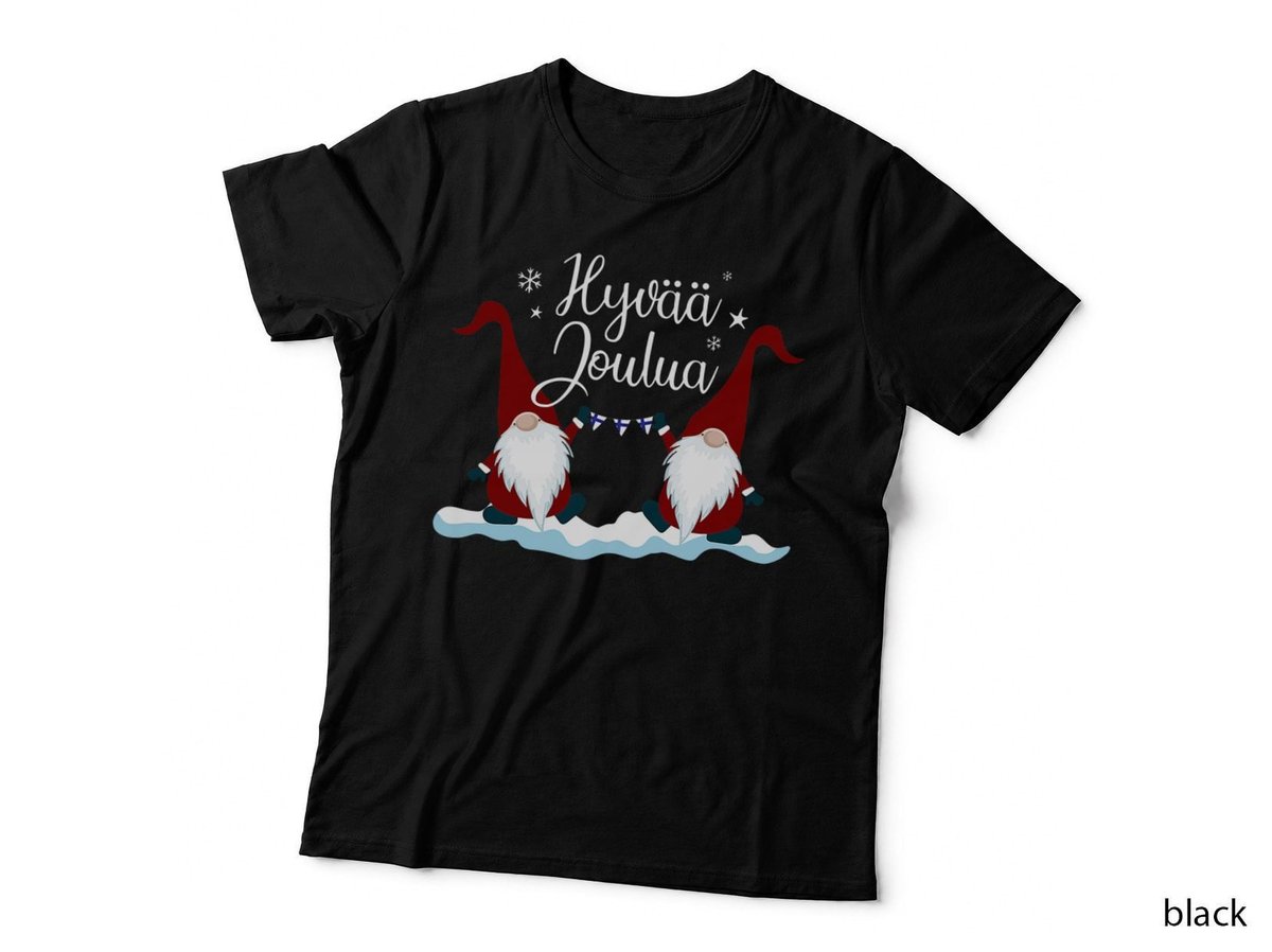 Finnish Christmas Gnome T-Shirt, Nordic Holiday Style, Holiday Gift Idea