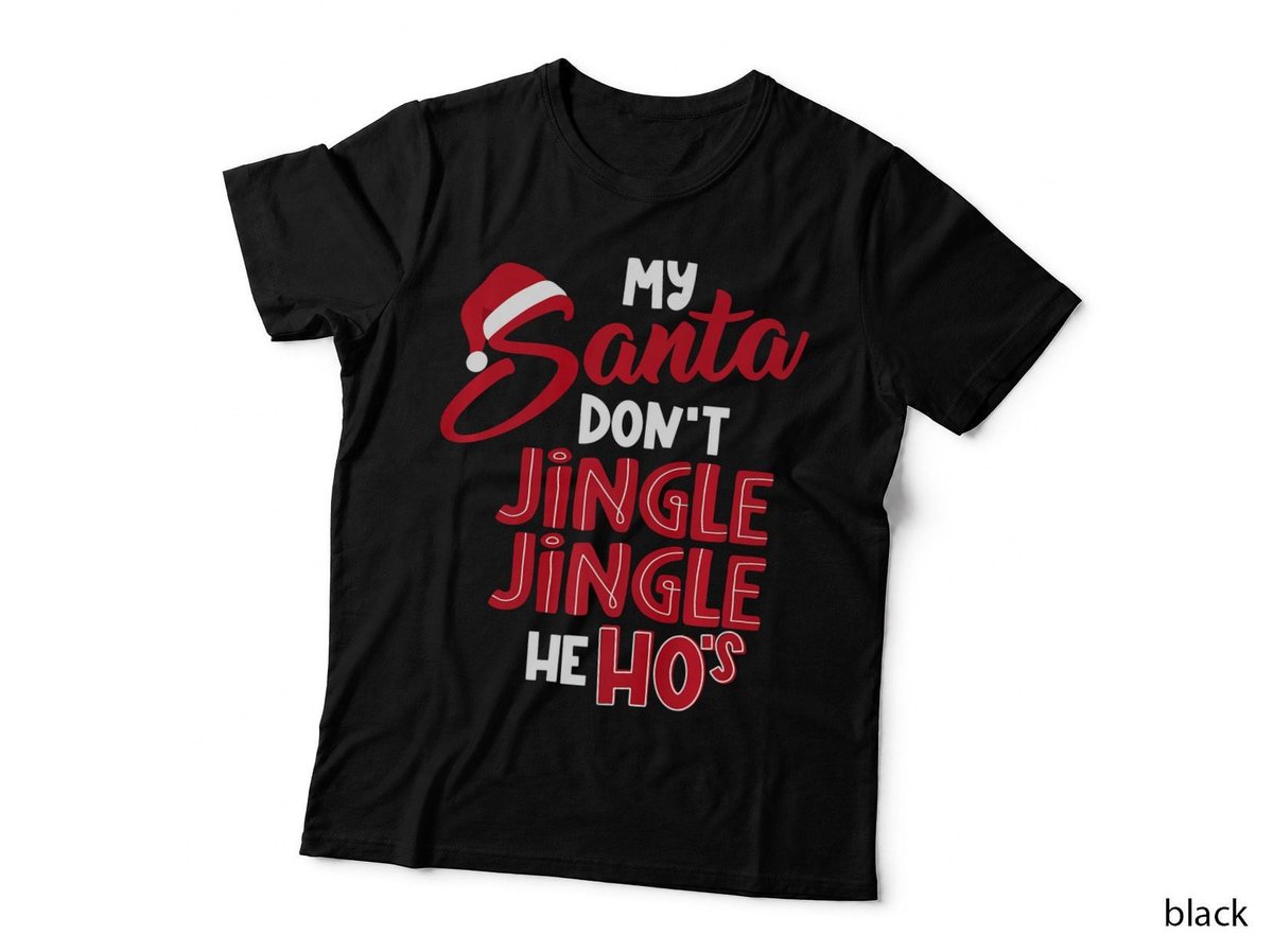 Funny Christmas Jingle Ho's T-Shirt, Novelty Holiday Humor