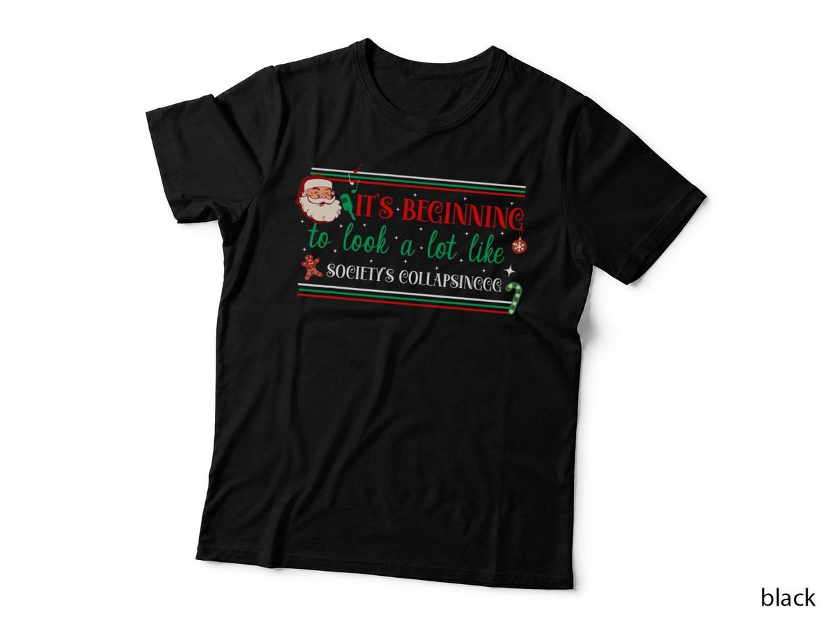 Funny Christmas Political Santa T-Shirt, Political Humor, Political Joke