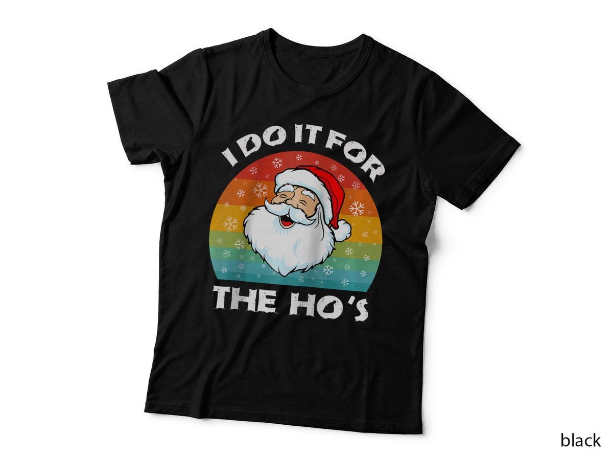 Funny Christmas Retro Santa Claus T-Shirt, Vintage Holiday Print