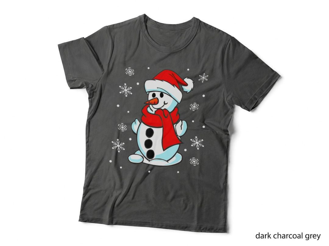 Funny Christmas Snowman Santa T-Shirt, Holiday Cheer, Kids & Adults