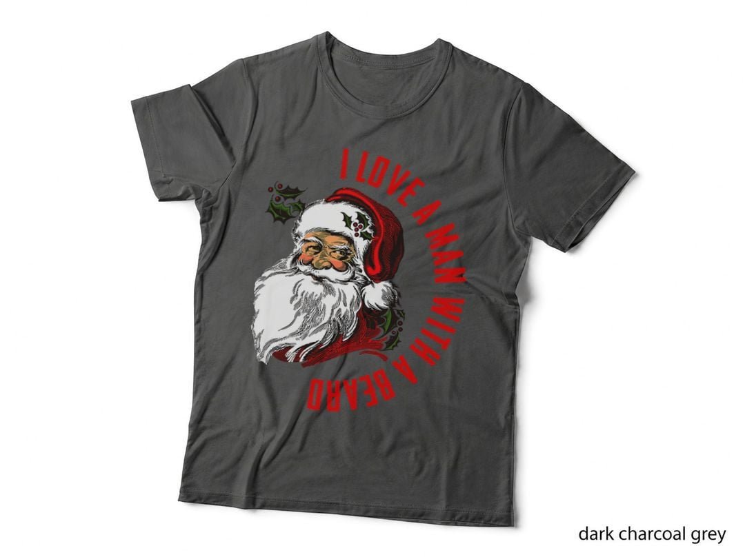 Funny Retro Christmas Santa Claus T-Shirt, Vintage Holiday Print