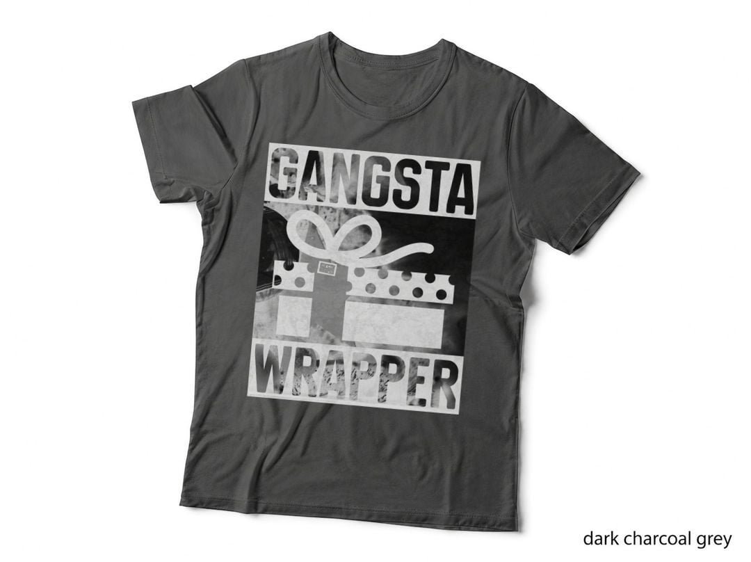 Gangsta Wrapper Gangster RAP GIFT Vintage Christmas Hoodie T-Shirt