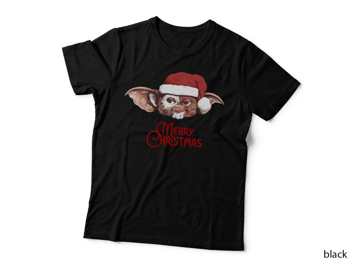 Gizmo Christmas T-Shirt, Festive Gremlins Design, Pet Lover Apparel