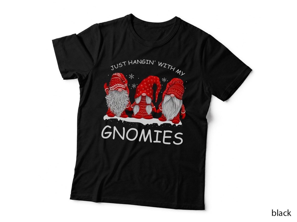 Gnome Friends T-Shirt, Christmas Holiday Style, Gnome Lover Apparel