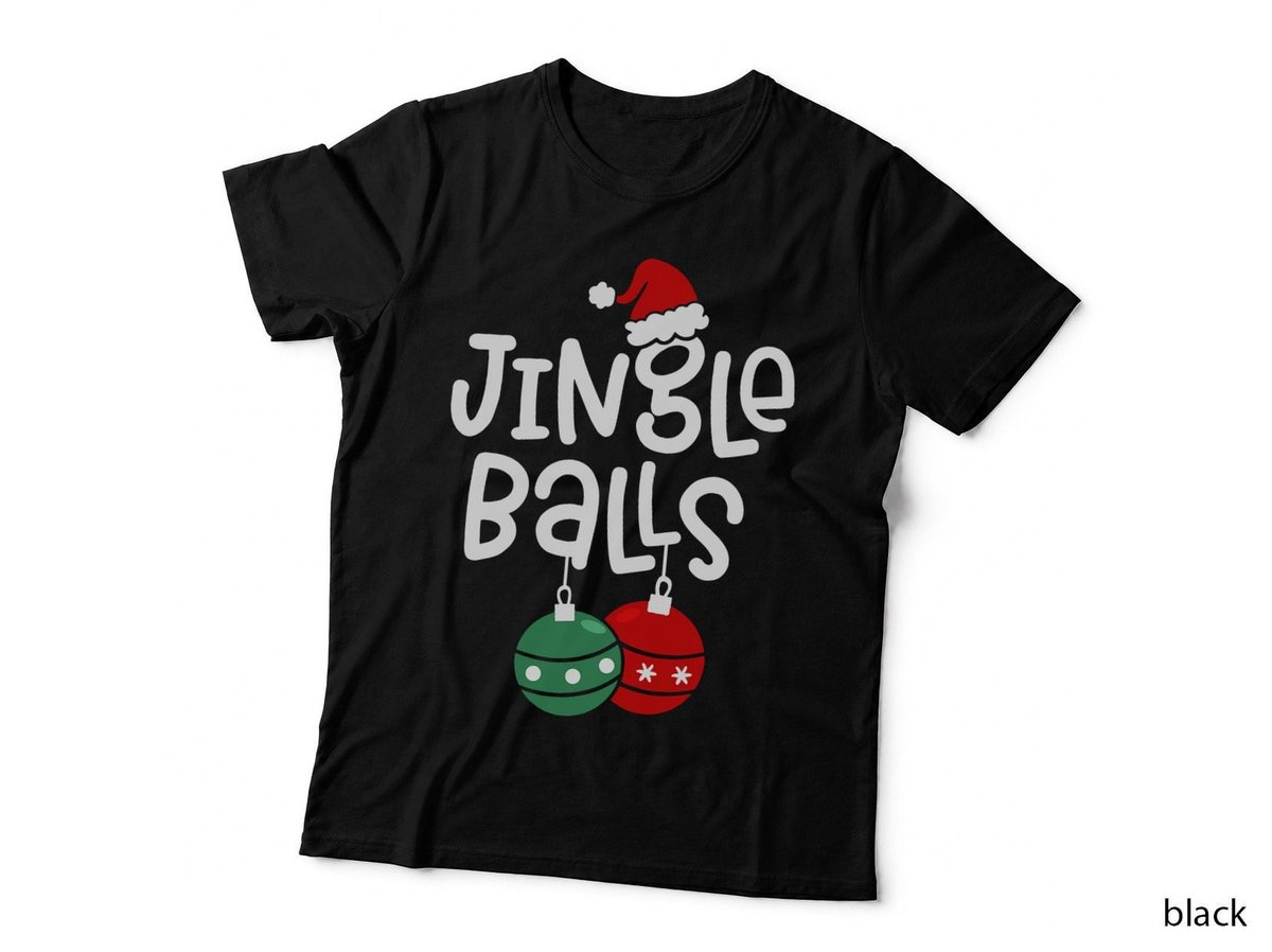 Jingle Balls T-Shirt, Christmas Festive, Funny Matching Couple Chestnuts