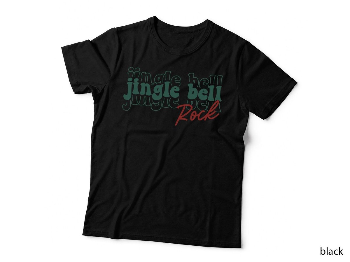 Jingle Bell Rock Christmas T-Shirt, Retro Vintage 80s 90s Style