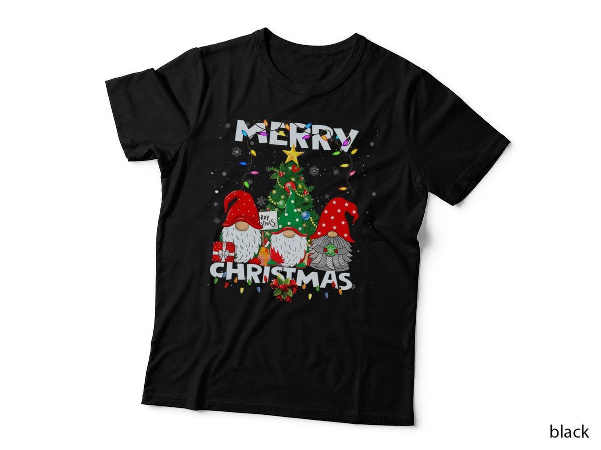 Merry Christmas Gnome Funny Family Xmas Boys Girls Kid T-Shirt