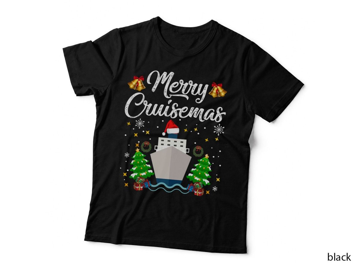 Merry Cruisemas Family Cruise Christmas T-Shirt, Holiday Cruise