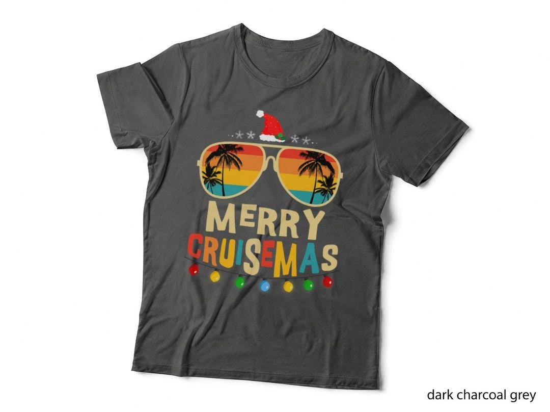 Merry Cruisemas T-Shirt, Christmas Vacation Style, Festive Cruise Apparel