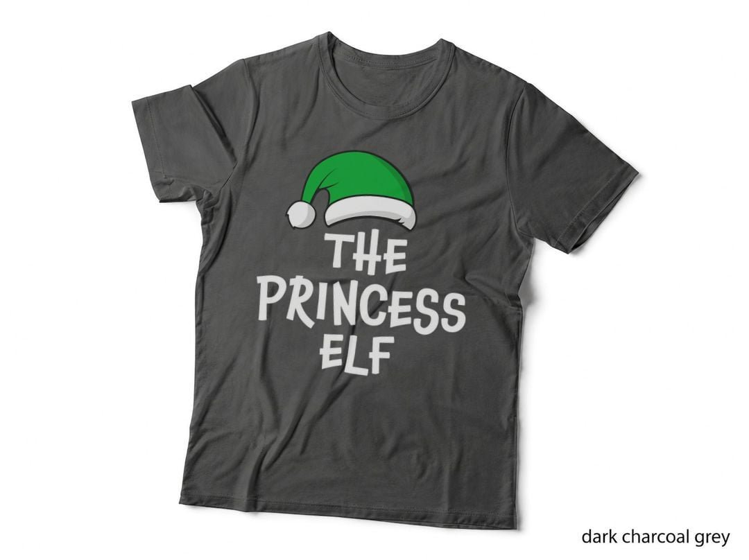 Princess Elf T-Shirt, Christmas Holiday, Festive Gift Idea