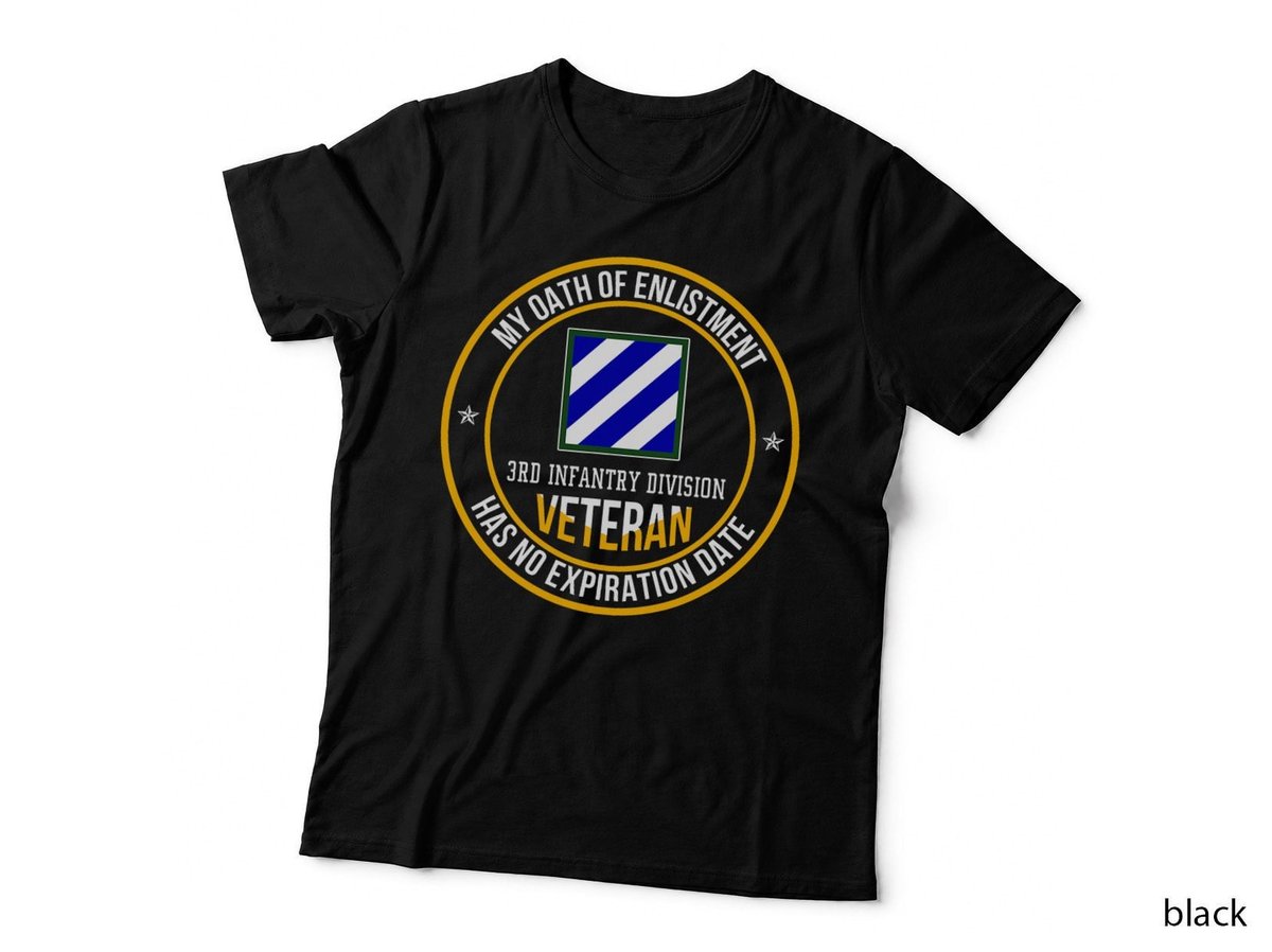 3rd Infantry Division Veteran Day My Oath of Enlistment Xmas T-Shirt