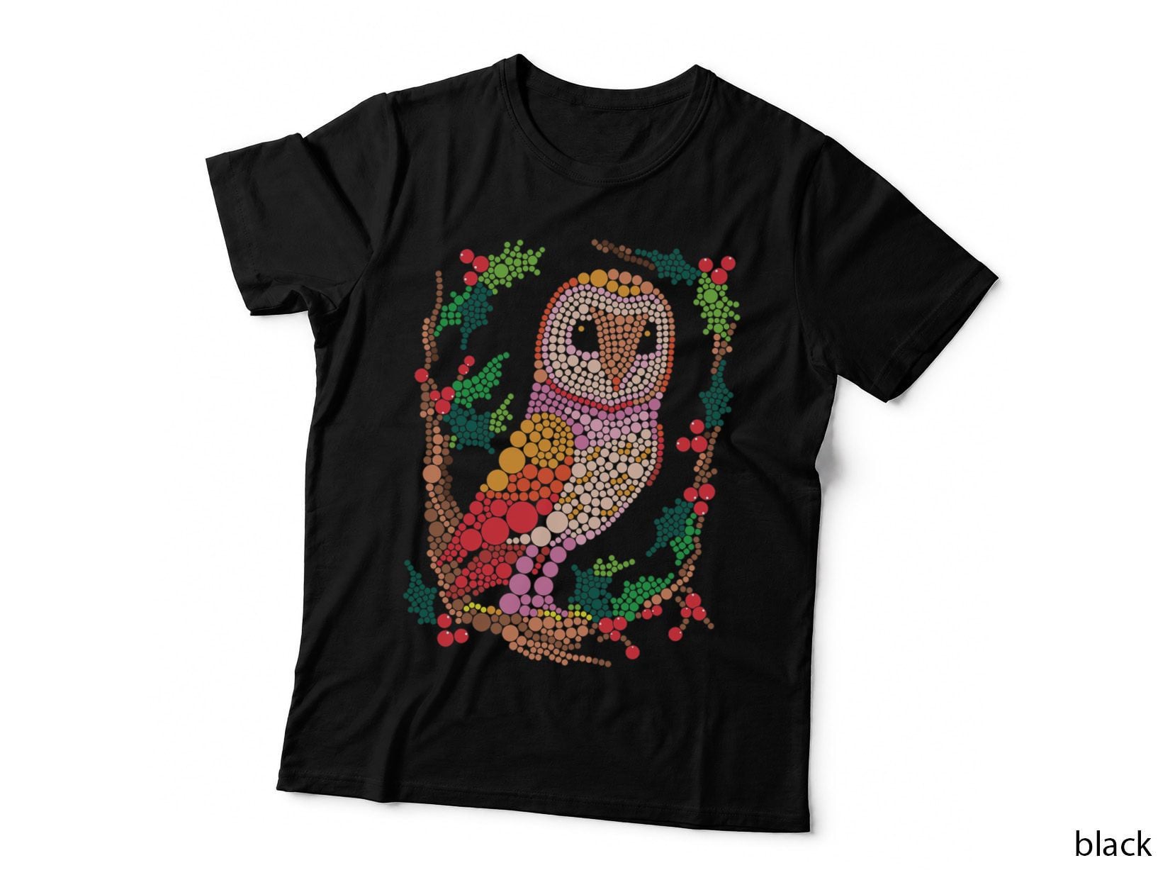 Christmas Barn Owl T-Shirt