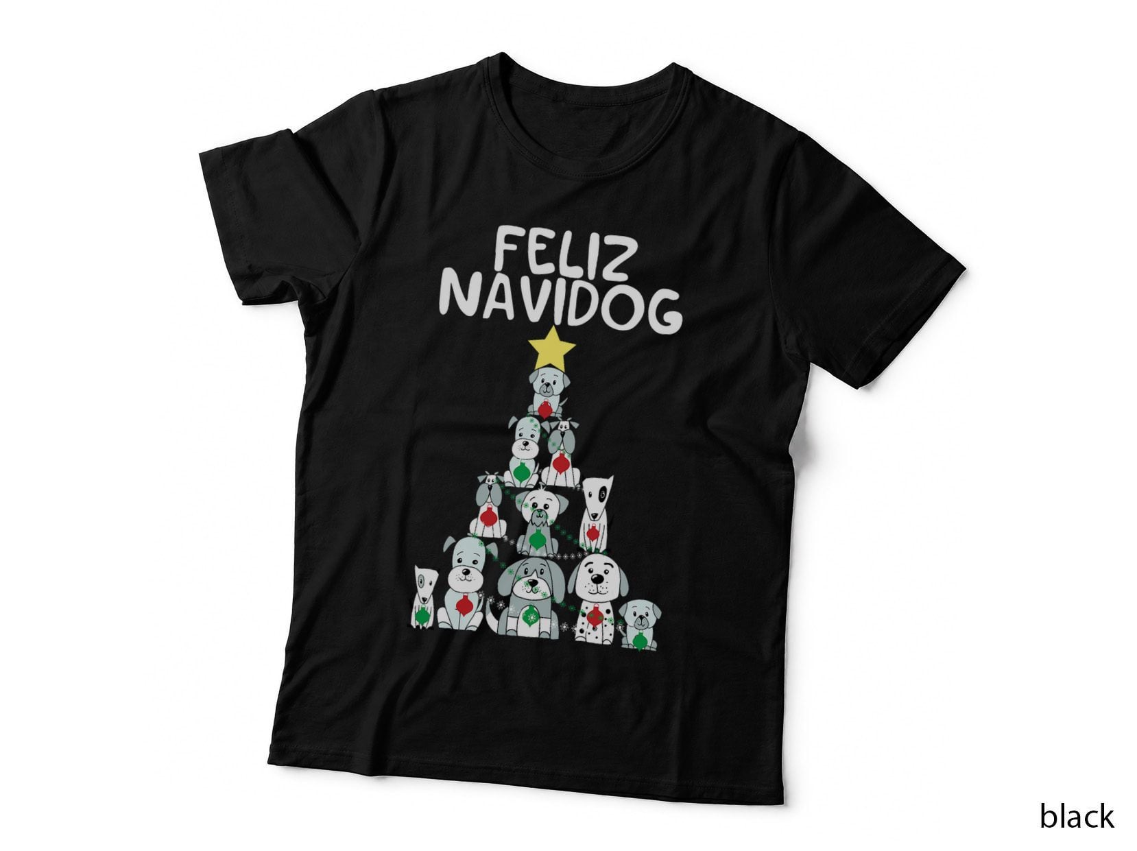Christmas Dog Christmas Tree T-Shirt, Festive Pet Theme, Pet Lover Apparel