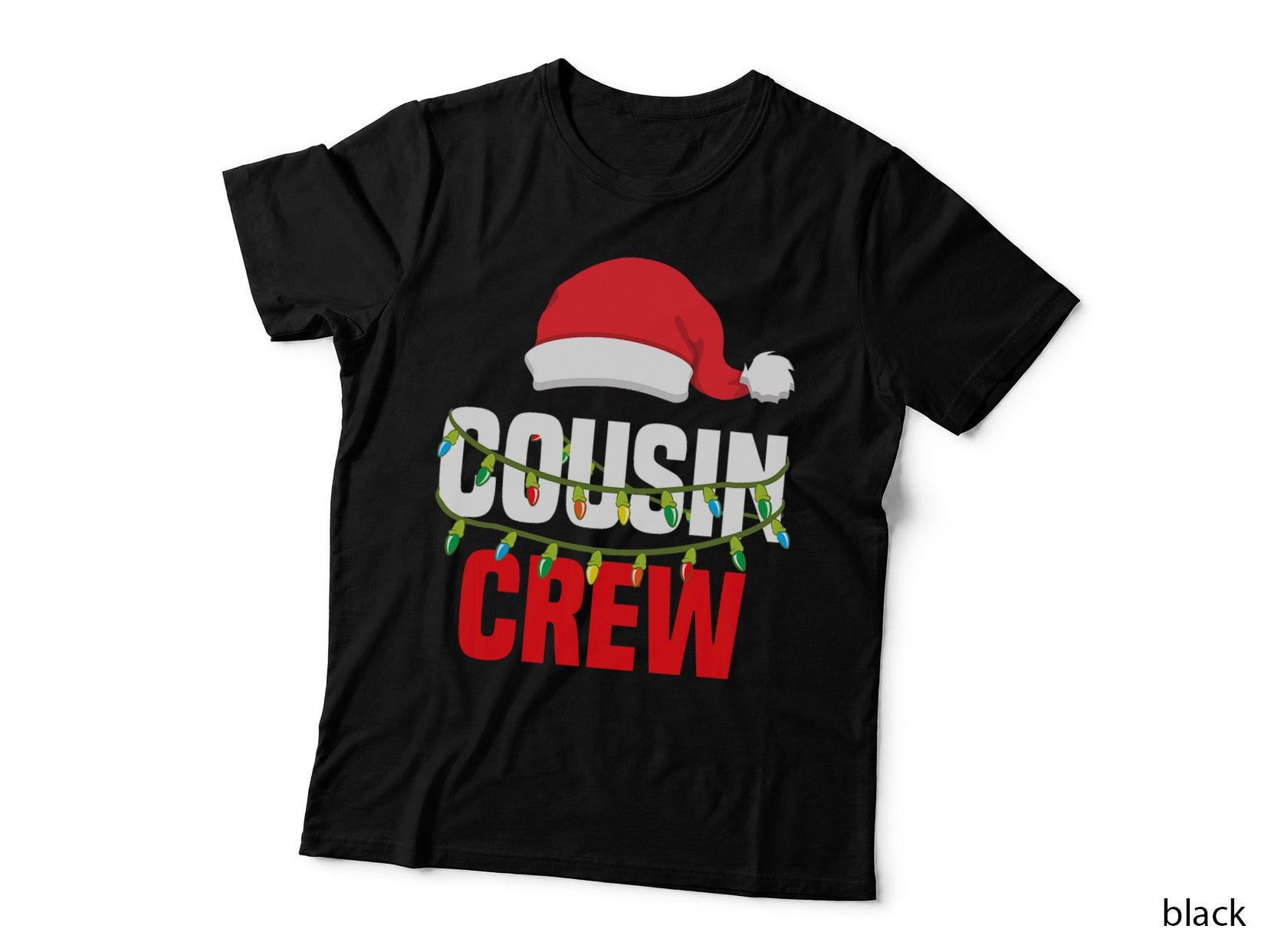 Cousin Crew Xmas Family Reunion Christmas Relatives Gift T-Shirt