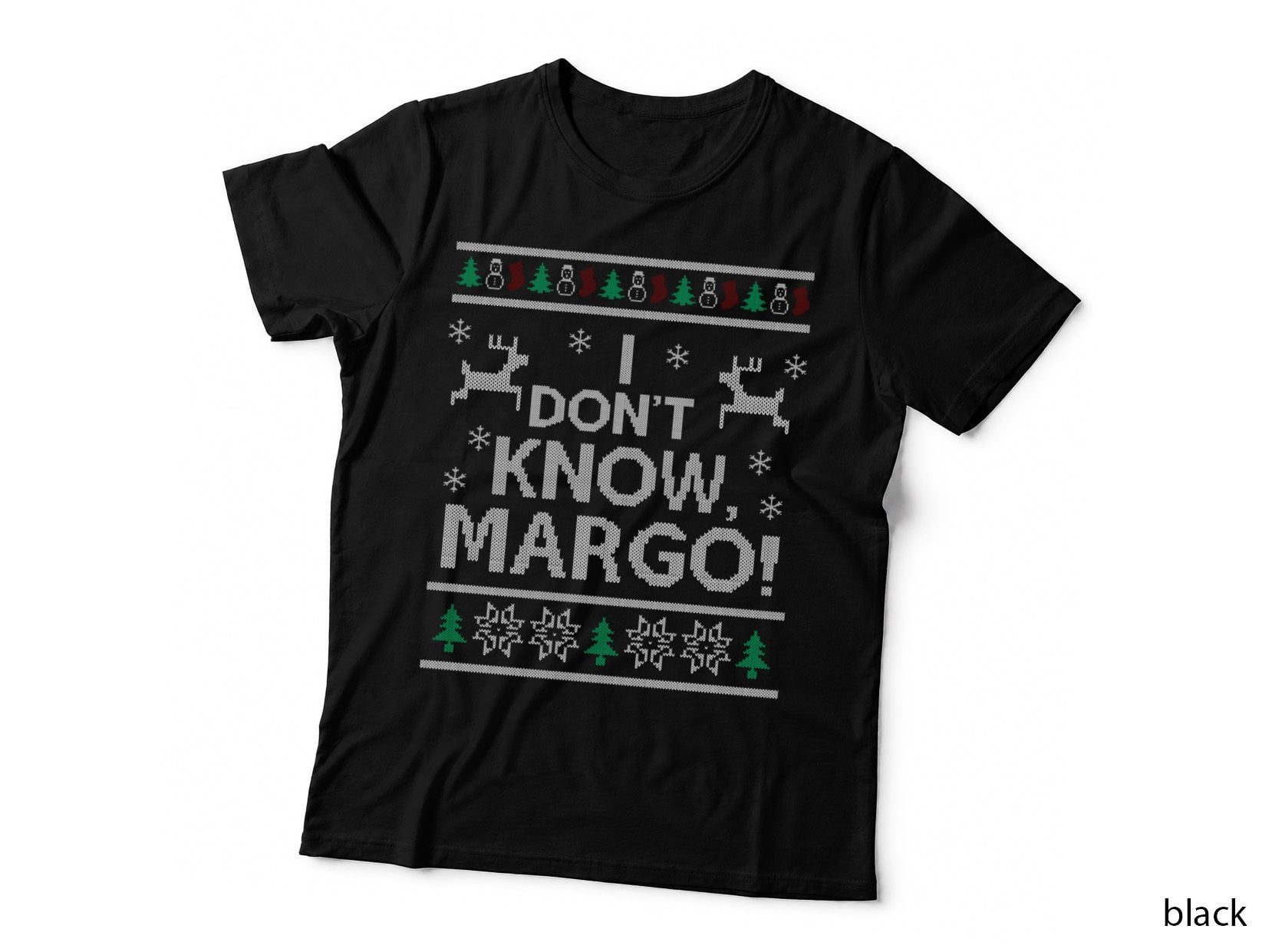 I Don't Know Margo Christmas Vacation Quote, Festive Border, Classic Fan T-Shirt