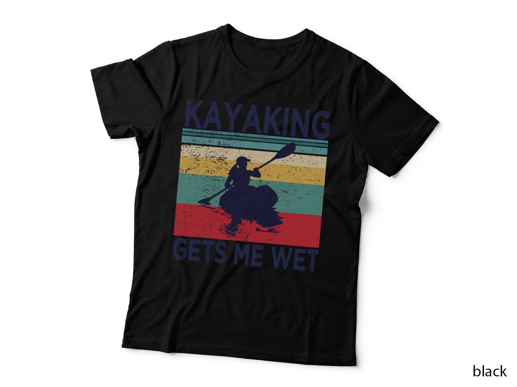 Kayaking Gets Me Wet Funny Kayak Christmas Birthday Gift T-Shirt