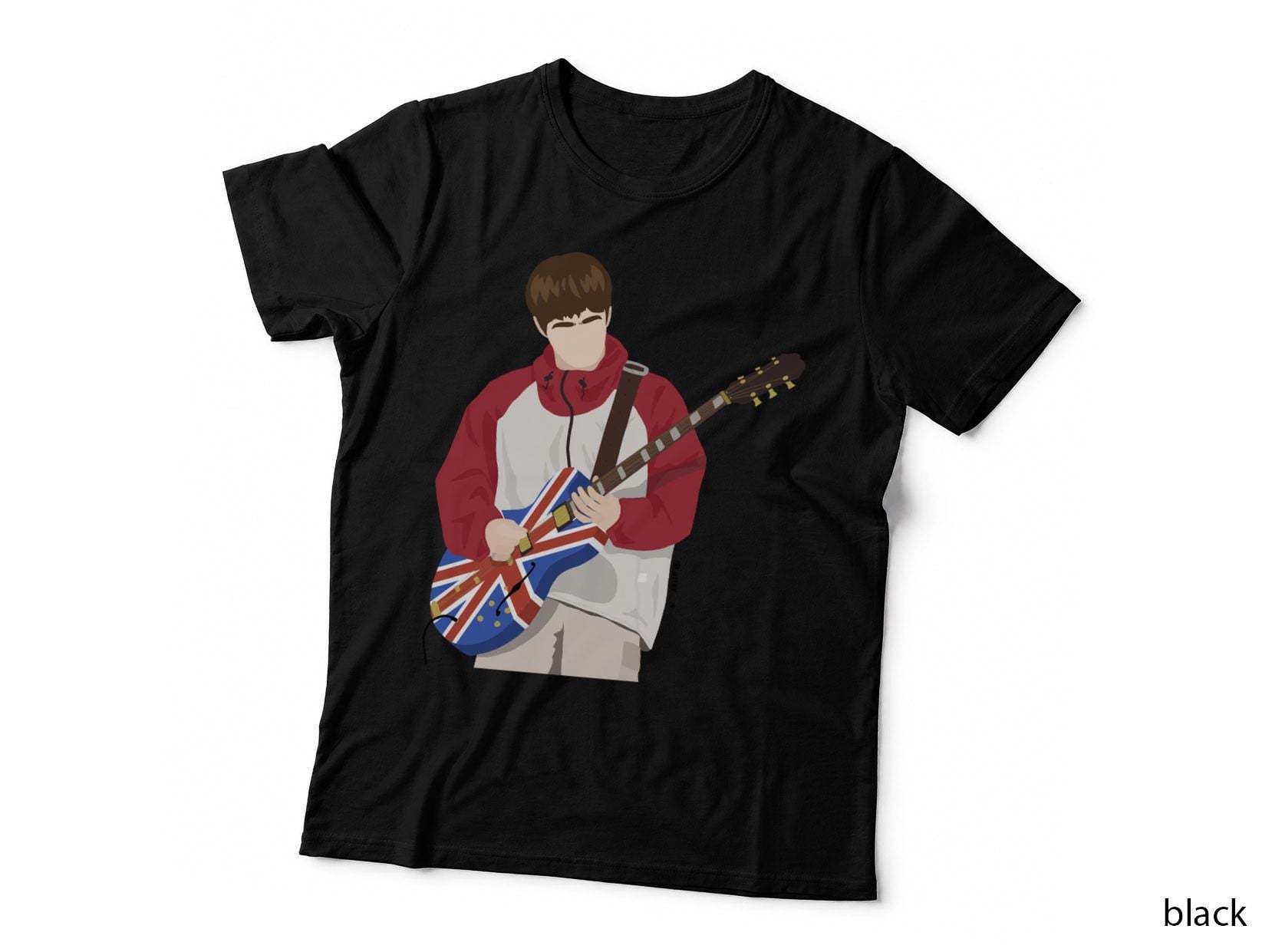 Noel Gallagher with Guitar T-Shirt