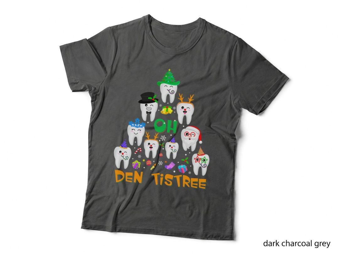 Oh Dentistree Funny Christmas Tree Dental Hygiene Xmas 1 T-Shirt
