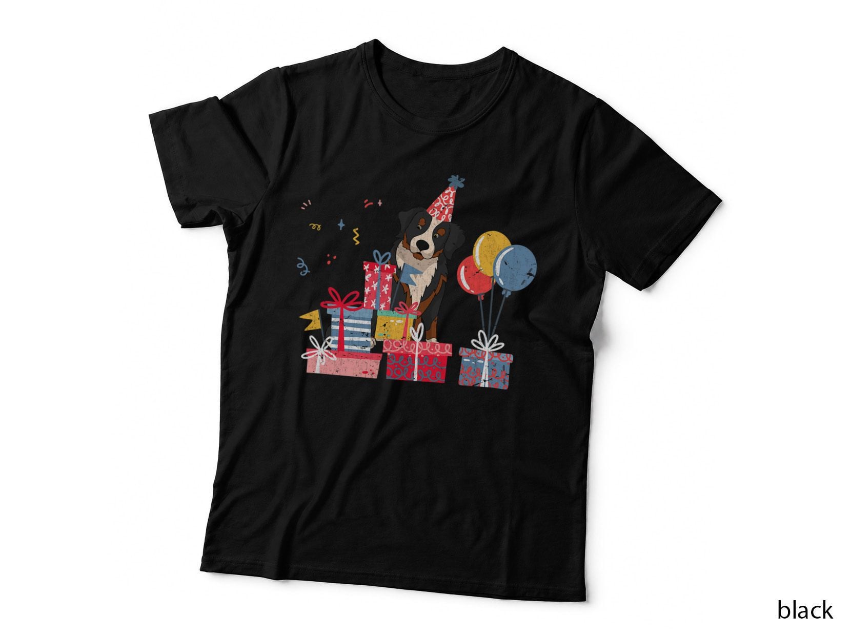 Party Dog Birthday T-Shirt, Festive Celebration Design, Pet Lover Apparel