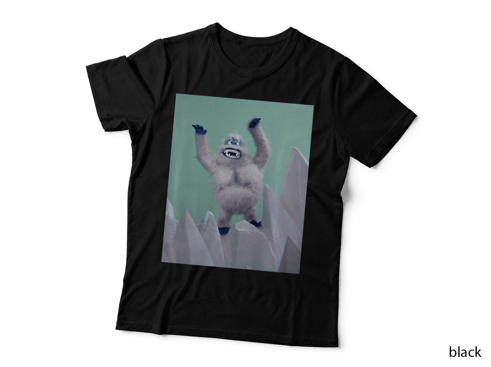 Retro Abominable Snowman T-Shirt, Vintage Yeti Print, Nostalgic Yeti Apparel