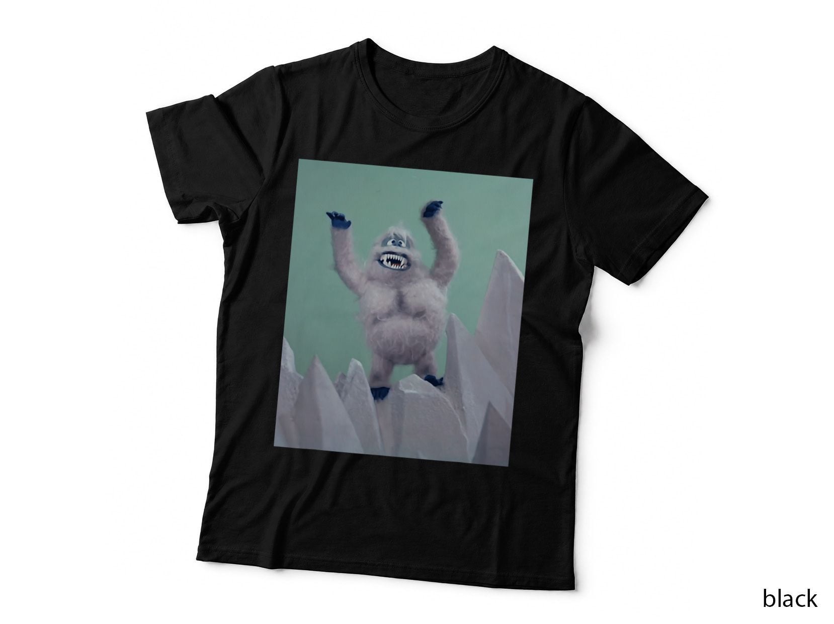 Retro Abominable Snowman T-Shirt, Vintage Yeti Print