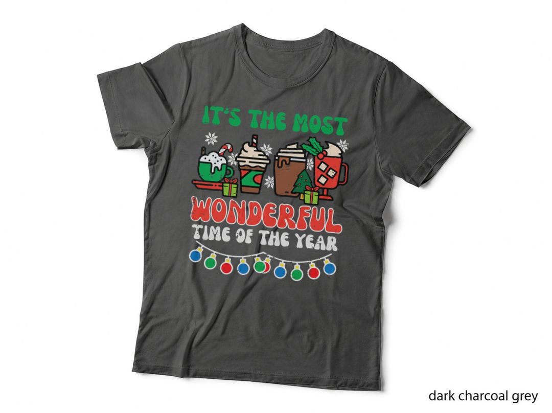 Retro Christmas T-Shirt, Festive Holiday Print, Vintage Xmas Design