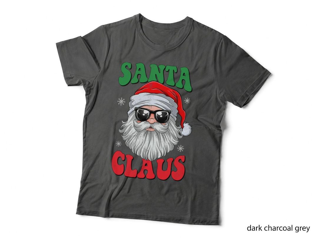 Retro Vintage Christmas Santa Claus Matching Family Xmas Pjs T-Shirt