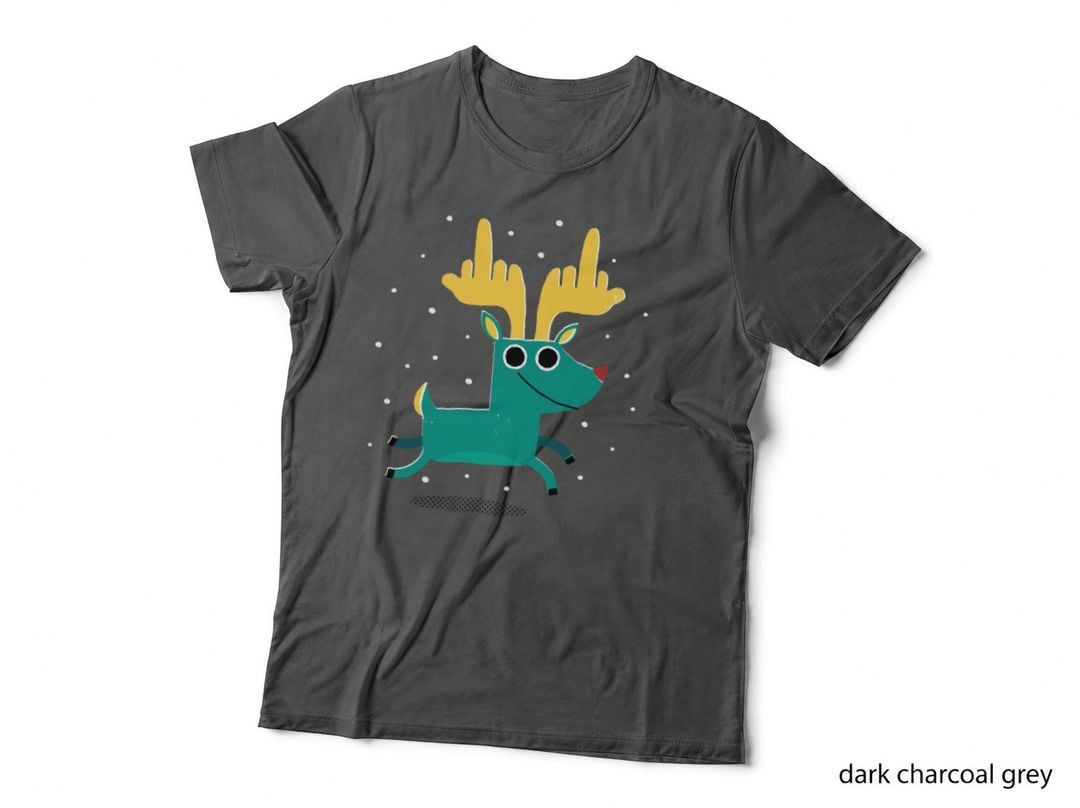 Rude-Olph the Reindeer T-Shirt