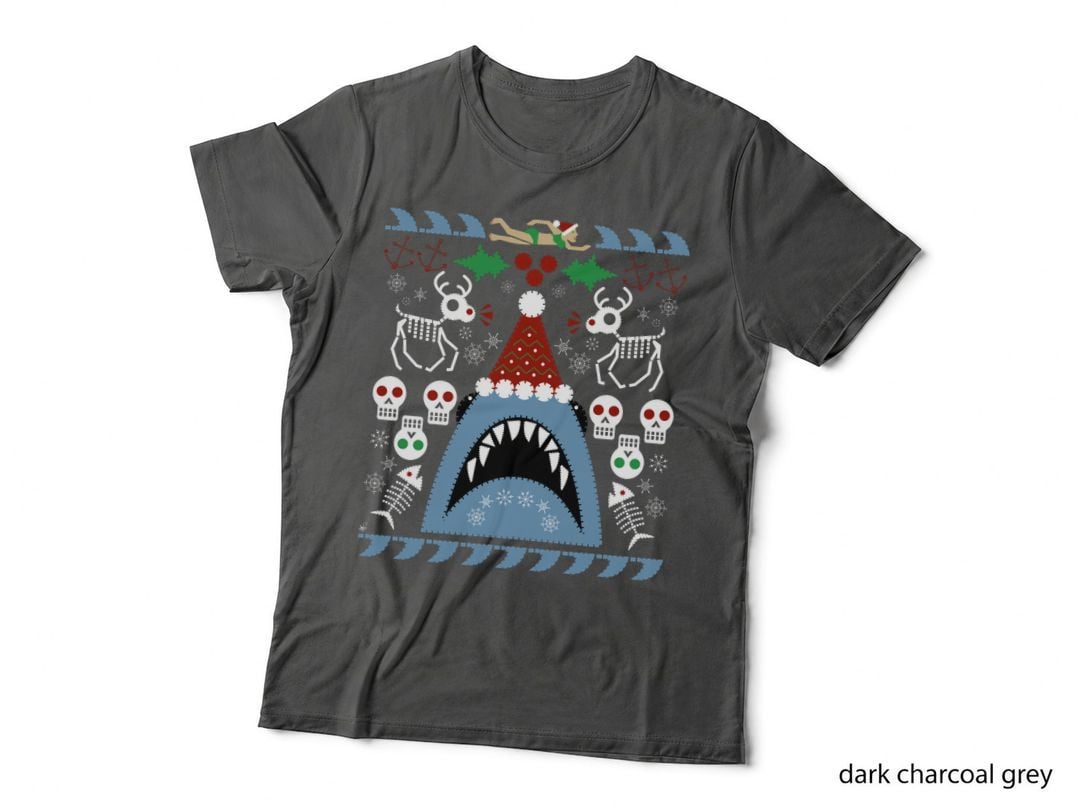 Santa Jaws Ugly Sweater T-Shirt