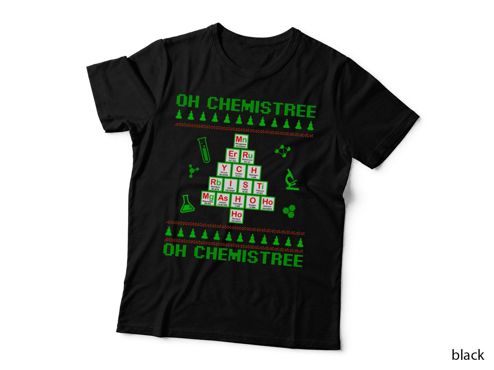 Science Christmas Oh Chemist Tree Chemistree Chemistry1 T-Shirt