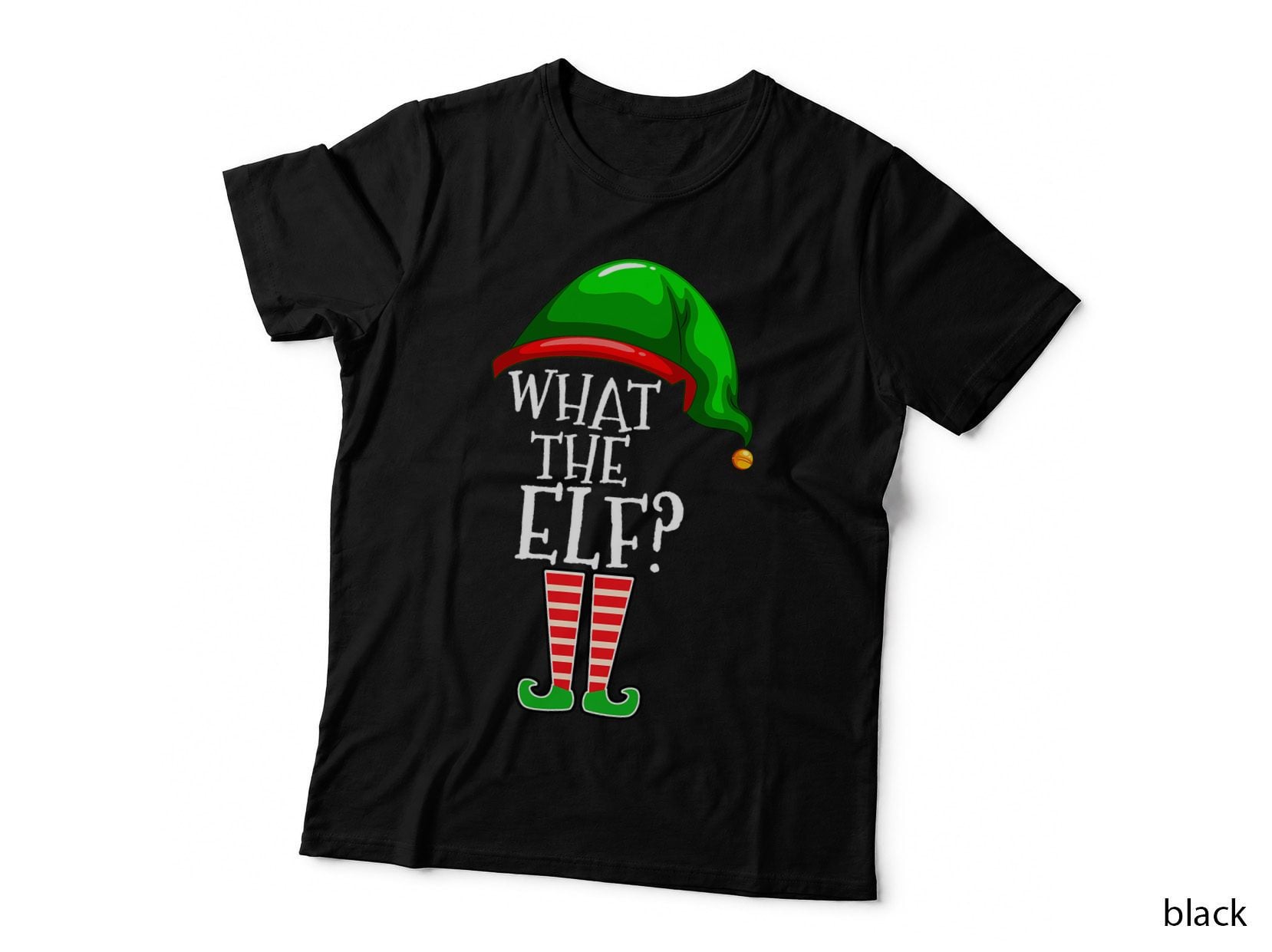 What the Elf Group Matching Family Christmas Gift Outfit T-Shirt