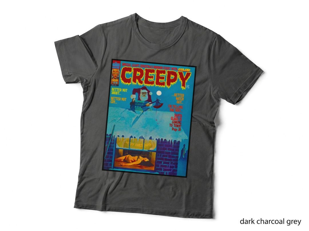 YES! Another GREAT Vintage Christmas Creepy Magazine COVER! T-Shirt