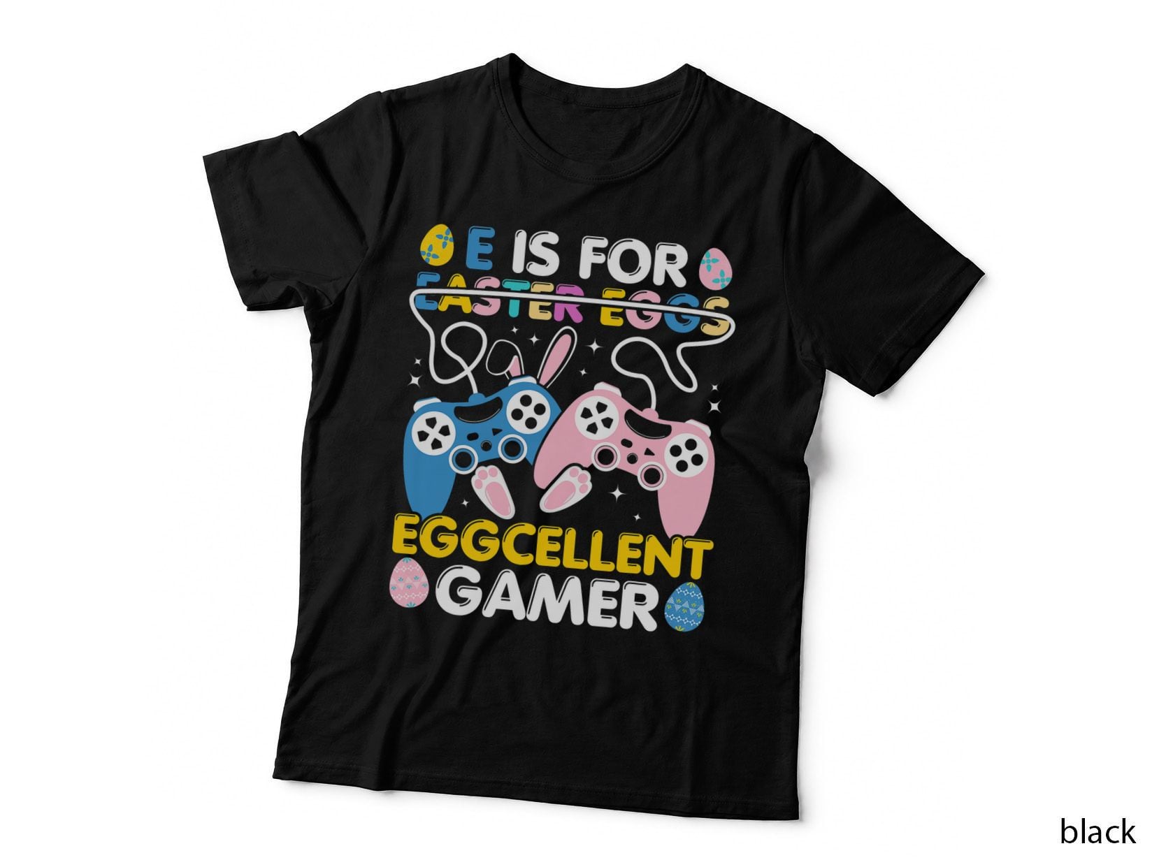 Easter Eggs Gamer T-Shirt, Easter Egg Hunt, Funny Gaming Apparel
