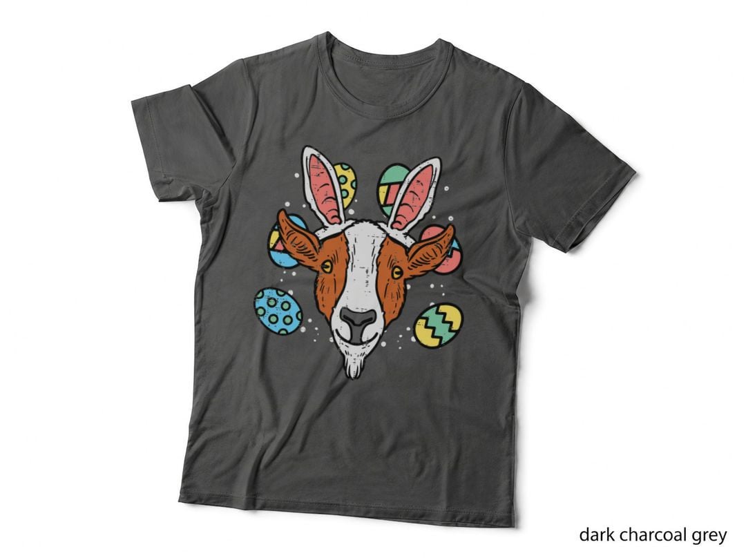 Easter Goat Bunny Eggs Funny Farm Animal Farming Farmer T-Shirt
