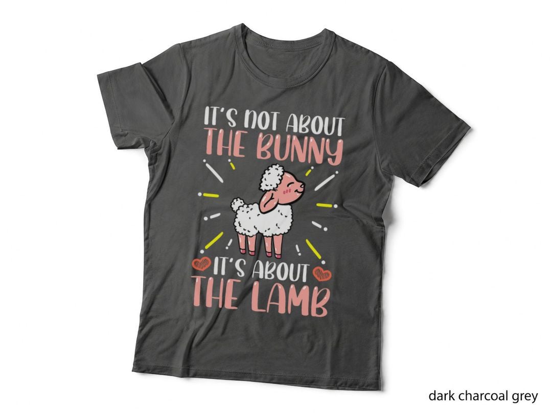 Easter Lamb T-Shirt, Religious Easter Apparel, Pet Lover Apparel