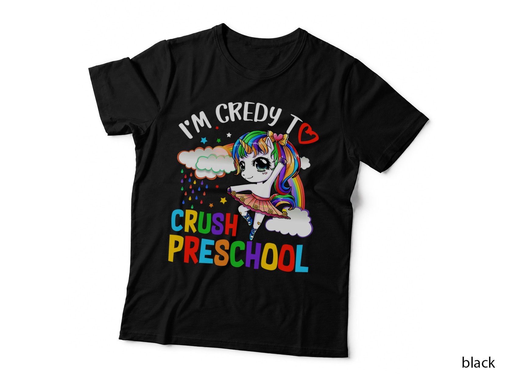 Ready to Crush Preschool Design Shirt, Festive, Kids Tee, Colorful, Gift T-Shirt