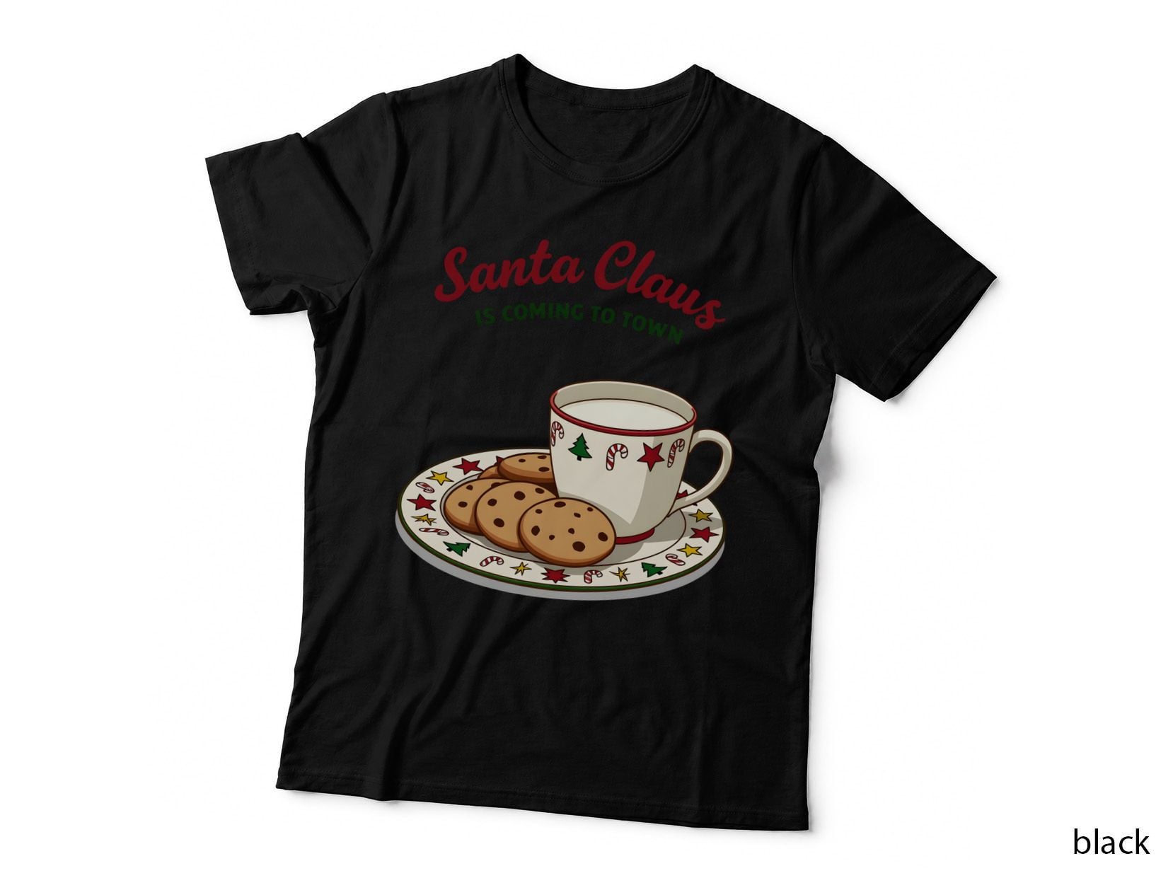Santa Claus Is Coming to Town Christmas Mug T-Shirt