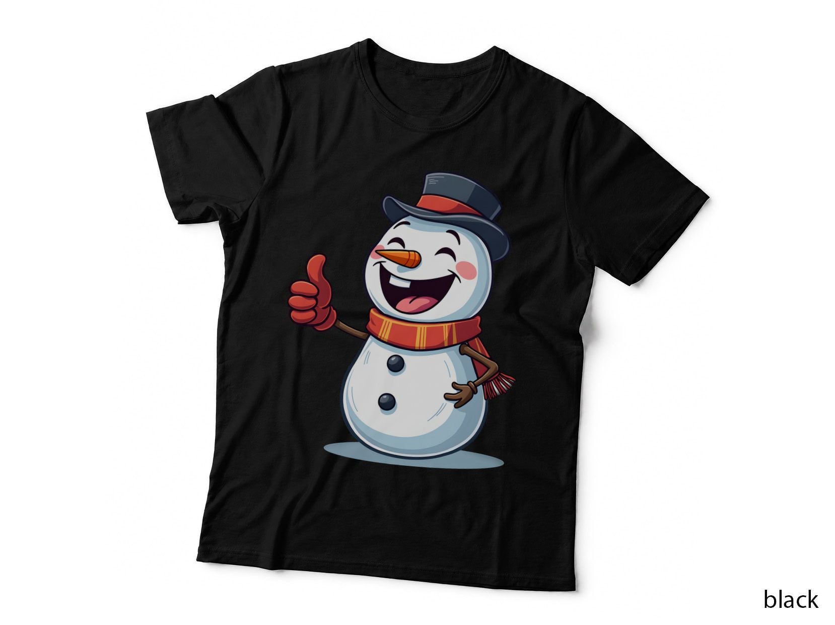 Silly Snowman with a Crooked Nose T-Shirt