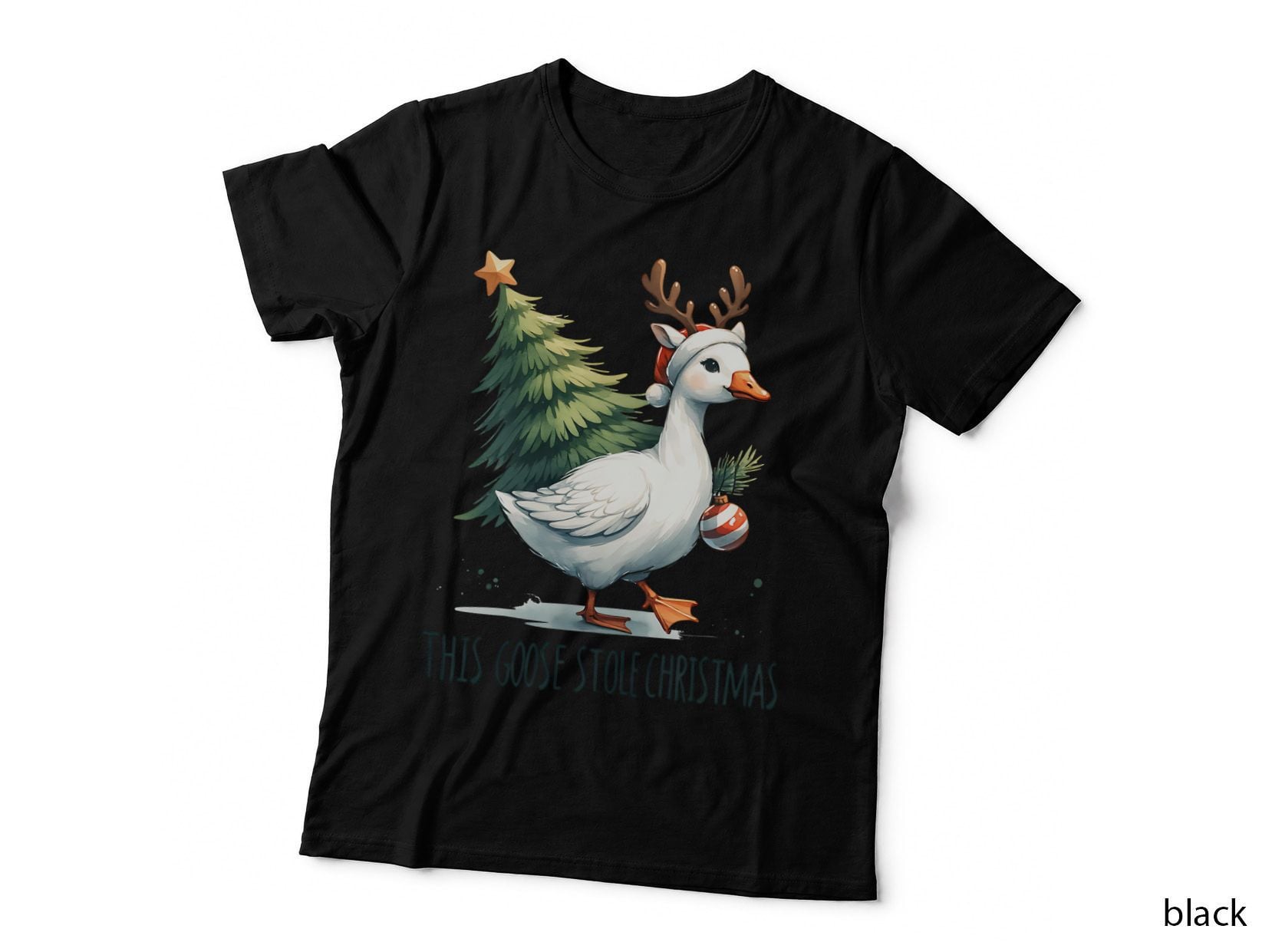 This Goose Stole Christmas, Vintage Retro, Funny, Aesthetic, Gift T-Shirt